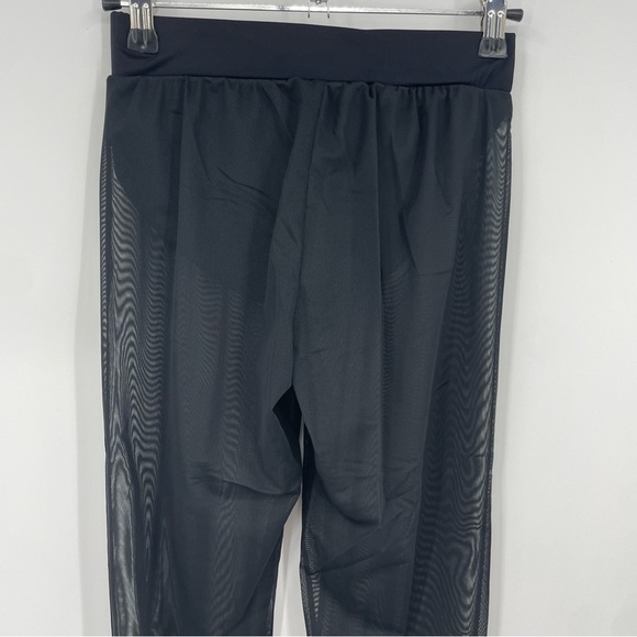 Balera Black Sheer power Mesh Dance joggers size Medium child MC - Picture 6 of 10